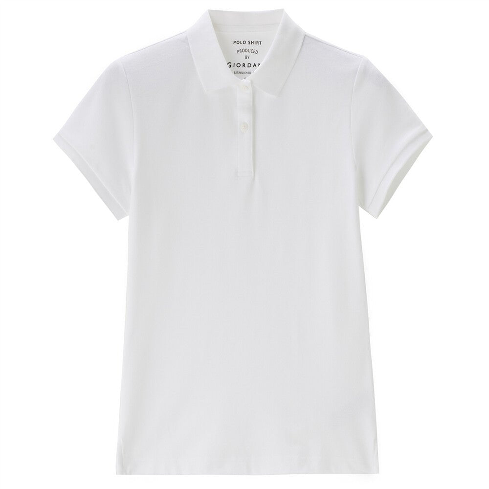 Giordano Women's Cotton-Lycra Polo - Premium Polo