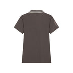 Giordano Women’s Cotton Slim Pique Polo with Napoleon Embroidery - first_variant_option_2 Premium Polo for Giordano