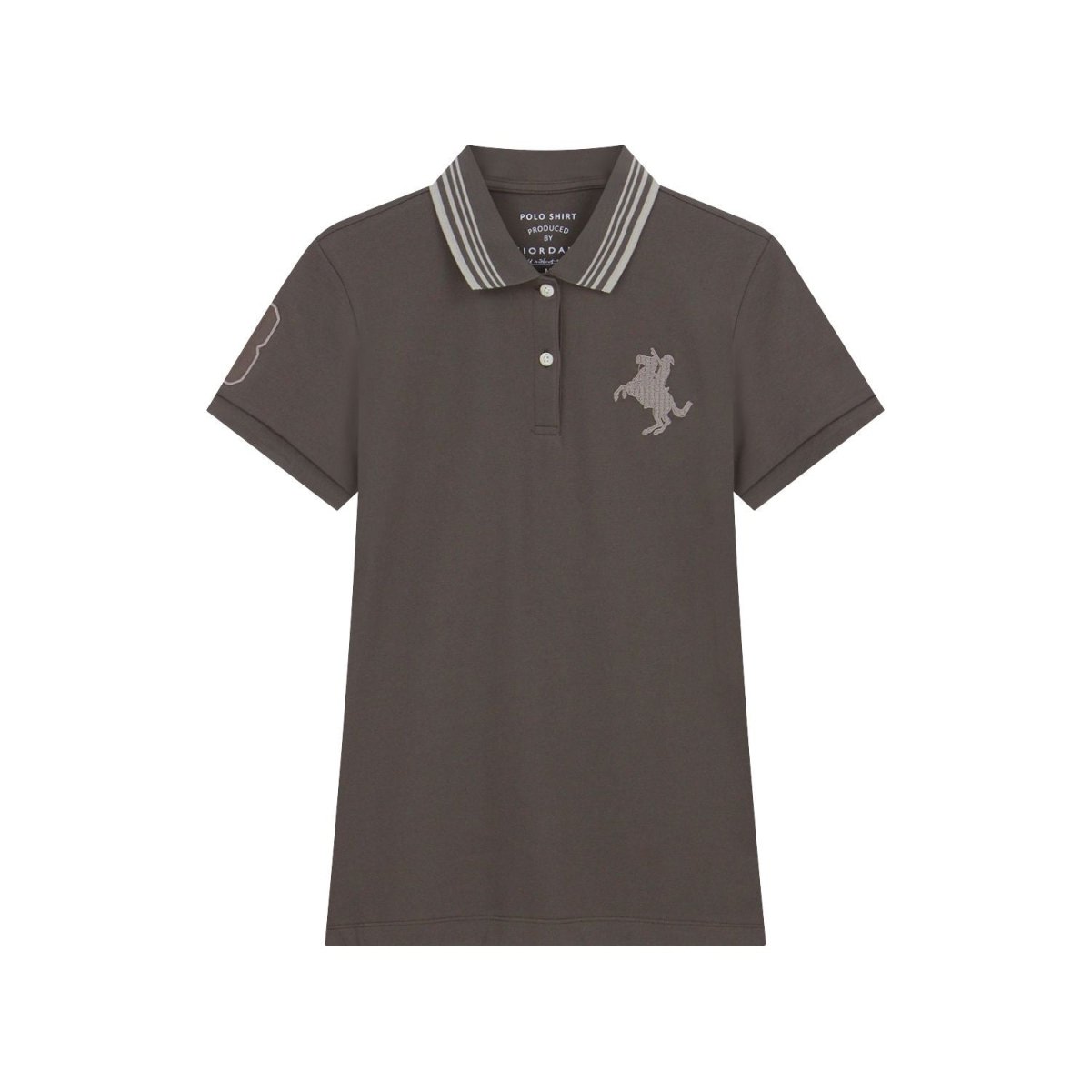 Giordano Women’s Cotton Slim Pique Polo with Napoleon Embroidery - first_variant_option_2 Premium Polo for Giordano