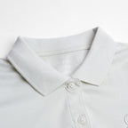 Giordano Women’s Embroidered Cotton Liquid Touch Polo - Premium Polo