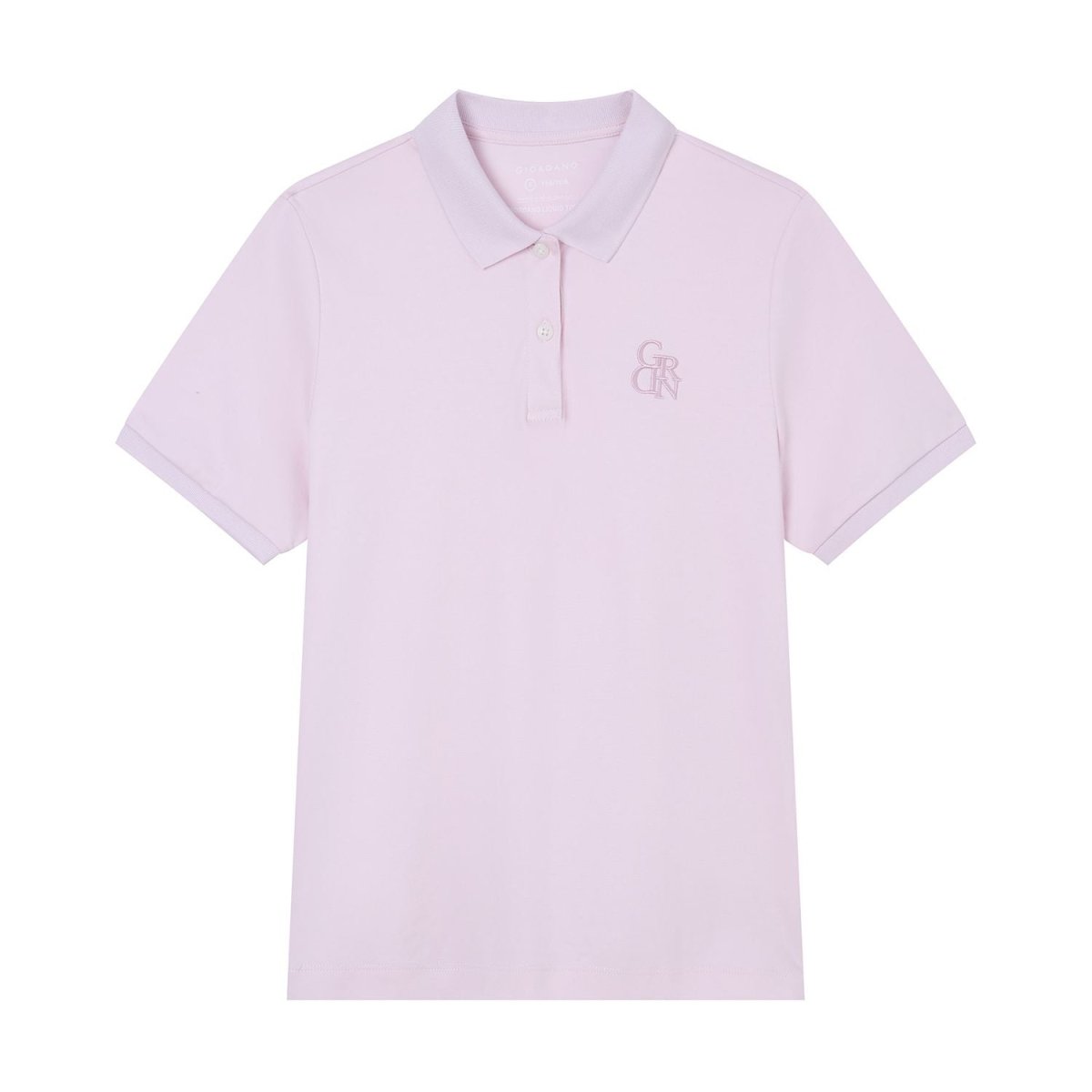Giordano Women’s Embroidered Cotton Liquid Touch Polo - Premium Polo