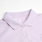 Giordano Women’s Embroidered Cotton Liquid Touch Polo - Premium Polo