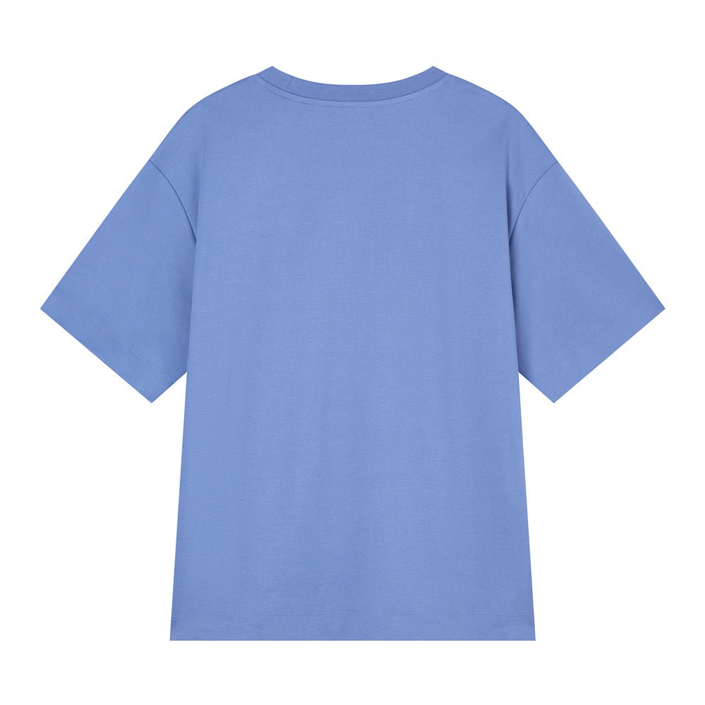 Giordano Women’s Embroidered Cotton Liquid Touch Tee - Premium Tee