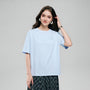 Giordano Women’s Embroidered Cotton Liquid Touch Tee - first_variant_option_2 Premium Tee for Giordano