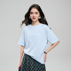 Giordano Women’s Embroidered Cotton Liquid Touch Tee - first_variant_option_2 Premium Tee for Giordano