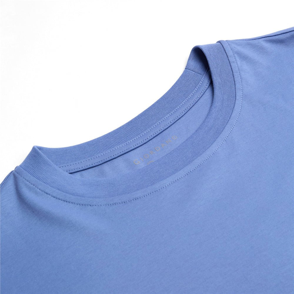 Giordano Women’s Embroidered Cotton Liquid Touch Tee - Premium Tee