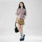 Giordano Women’s Embroidered Cotton Liquid Touch Tee - Premium Tee