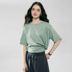 Giordano Women’s Embroidered Cotton Liquid Touch Tee - first_variant_option_2 Premium Tee for Giordano
