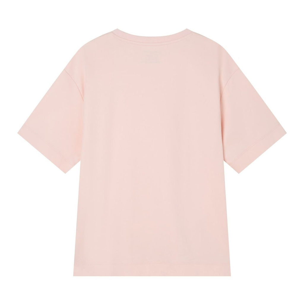 Giordano Women’s Embroidered Cotton Liquid Touch Tee - Premium Tee