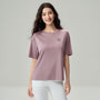 Giordano Women’s Embroidered Cotton Liquid Touch Tee - Premium Tee