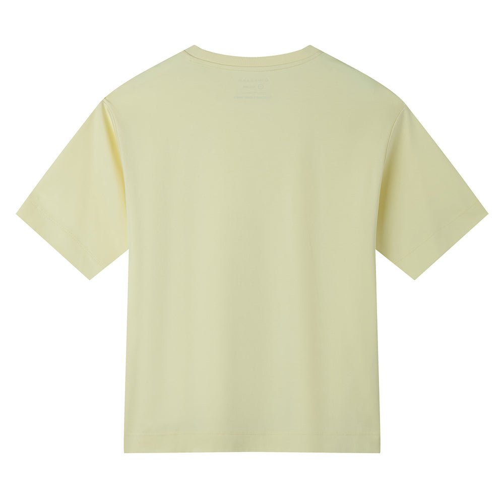 Giordano Women’s Embroidered Cotton Liquid Touch Tee - first_variant_option_2 Premium Tee for Giordano