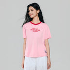 Giordano Women's Graphic Print Boyfriend Tee - first_variant_option_2 Premium Print Tee for Giordano