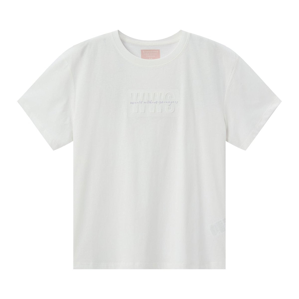 Giordano Women's Graphic Print Cotton Boyfriend Tee - Premium Print Tee