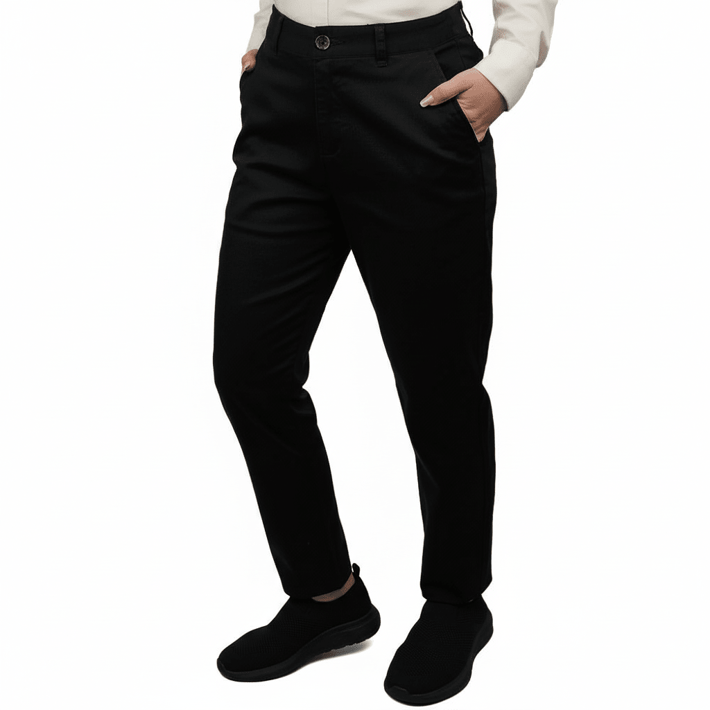 Giordano Women's High - Waist Twill Regular Tapered Fit Pant - first_variant_option_2 Premium Pants for Giordano