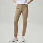 Giordano Women’s High-Waist Twill Regular Tapered Fit Pant - Premium Pants