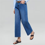 Giordano Women's High Waist Wide Leg Cool Jeans - first_variant_option_2 Premium Jeans for Giordano