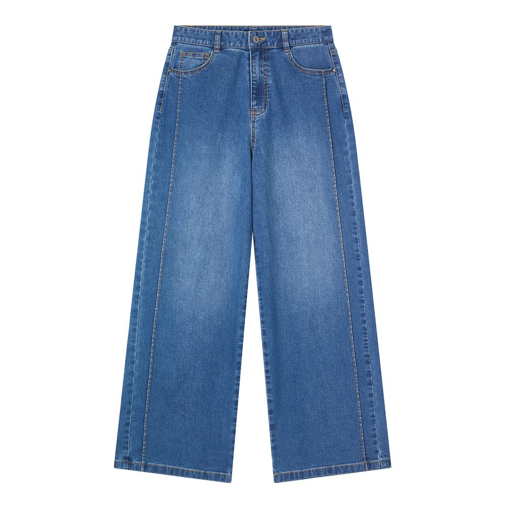 Giordano Women's High Waist Wide Leg Cool Jeans - first_variant_option_2 Premium Jeans for Giordano
