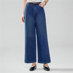 Giordano Women's High Waist Wide Leg Cool Jeans - first_variant_option_2 Premium Jeans for Giordano