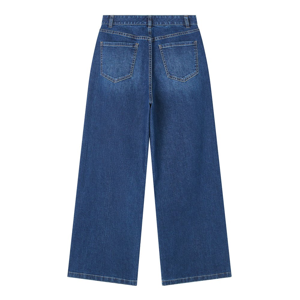 Giordano Women's High Waist Wide Leg Cool Jeans - first_variant_option_2 Premium Jeans for Giordano