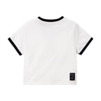 Giordano Women's Kung Fu Panda Crop Print Tee - Premium Print Tee
