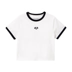 Giordano Women's Kung Fu Panda Crop Print Tee - Premium Print Tee
