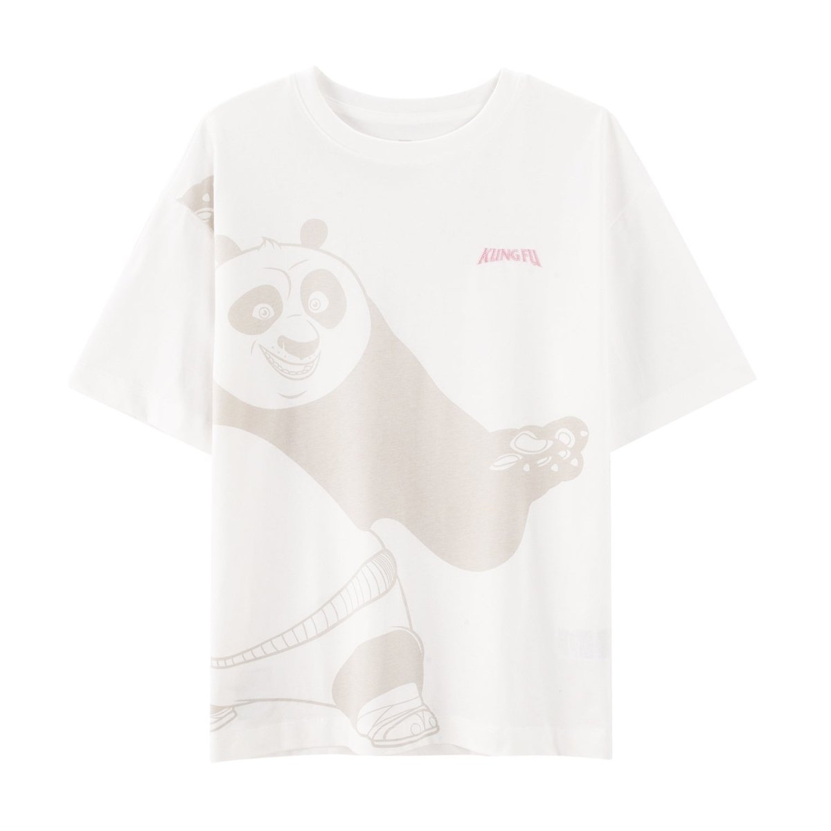 Giordano Women's Kung Fu Panda Short Sleeve T-Shirt - Fun & Nostalgic - Premium Print Tee