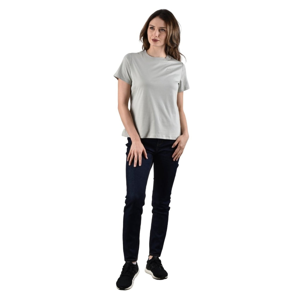 Giordano Women's Liquid Touch Comfort Fit Embroidery Tee - Premium Tee