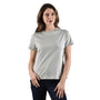 Giordano Women's Liquid Touch Comfort Fit Embroidery Tee - Premium Tee