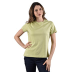 Giordano Women's Liquid Touch Comfort Fit Embroidery Tee - Premium Tee