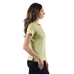Giordano Women's Liquid Touch Comfort Fit Embroidery Tee - Premium Tee