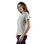 Giordano Women's Liquid Touch Comfort Fit Embroidery Tee - Premium Tee