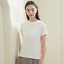 Giordano Women's Liquid Touch Comfort Fit Embroidery Tee - Premium Tee