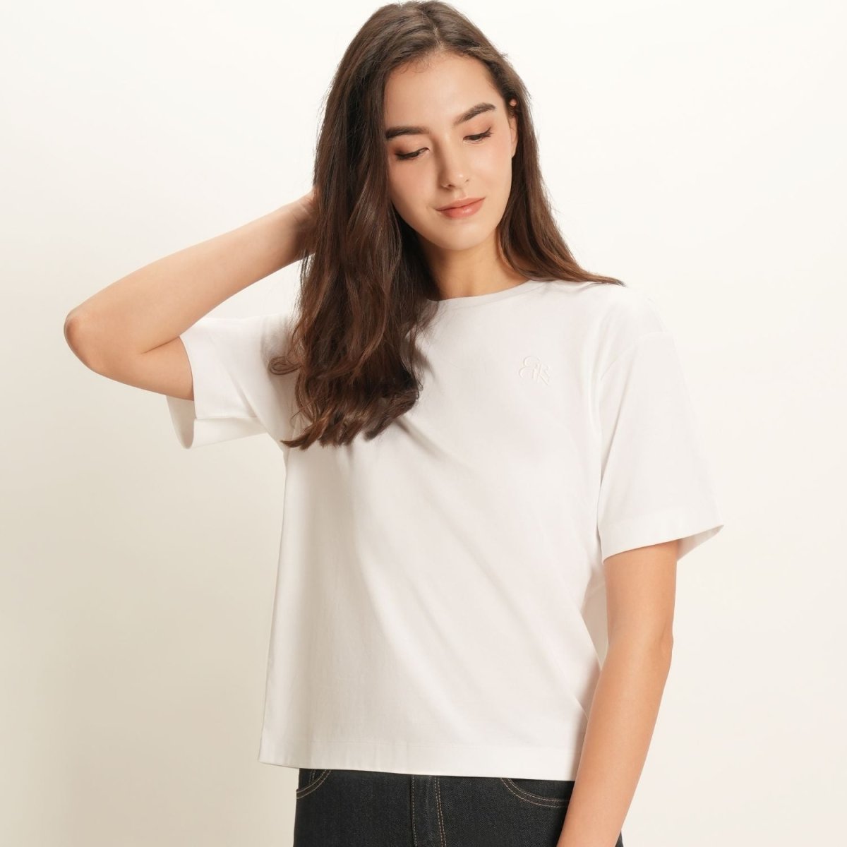 Giordano Women's Liquid Touch Cotton Tee - Premium Tee