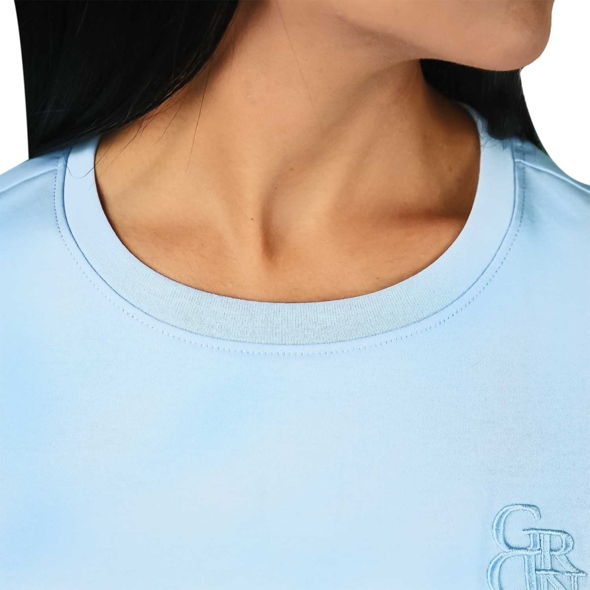 Giordano Women's Liquid Touch Embroidered Cotton Tee - Premium Tee