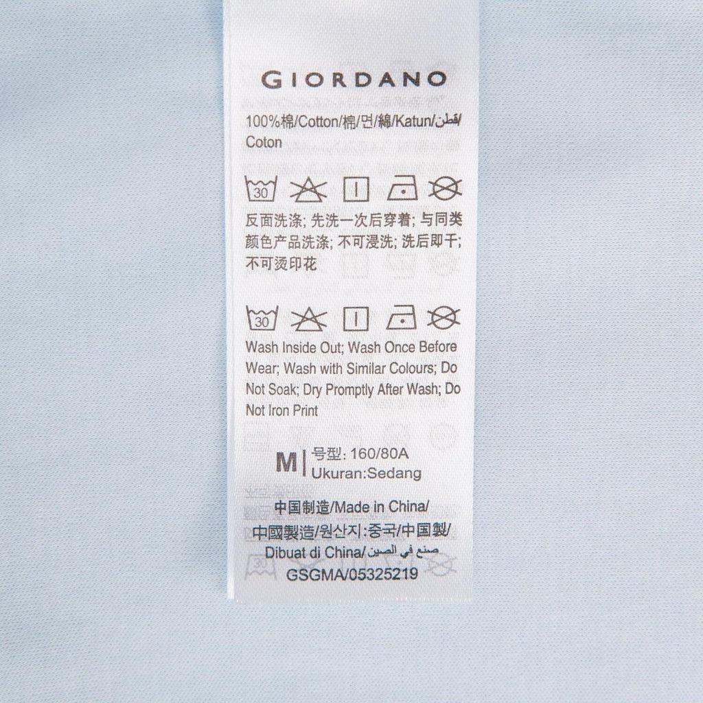 Giordano Women's Liquid Touch Embroidered Cotton Tee - Premium Tee