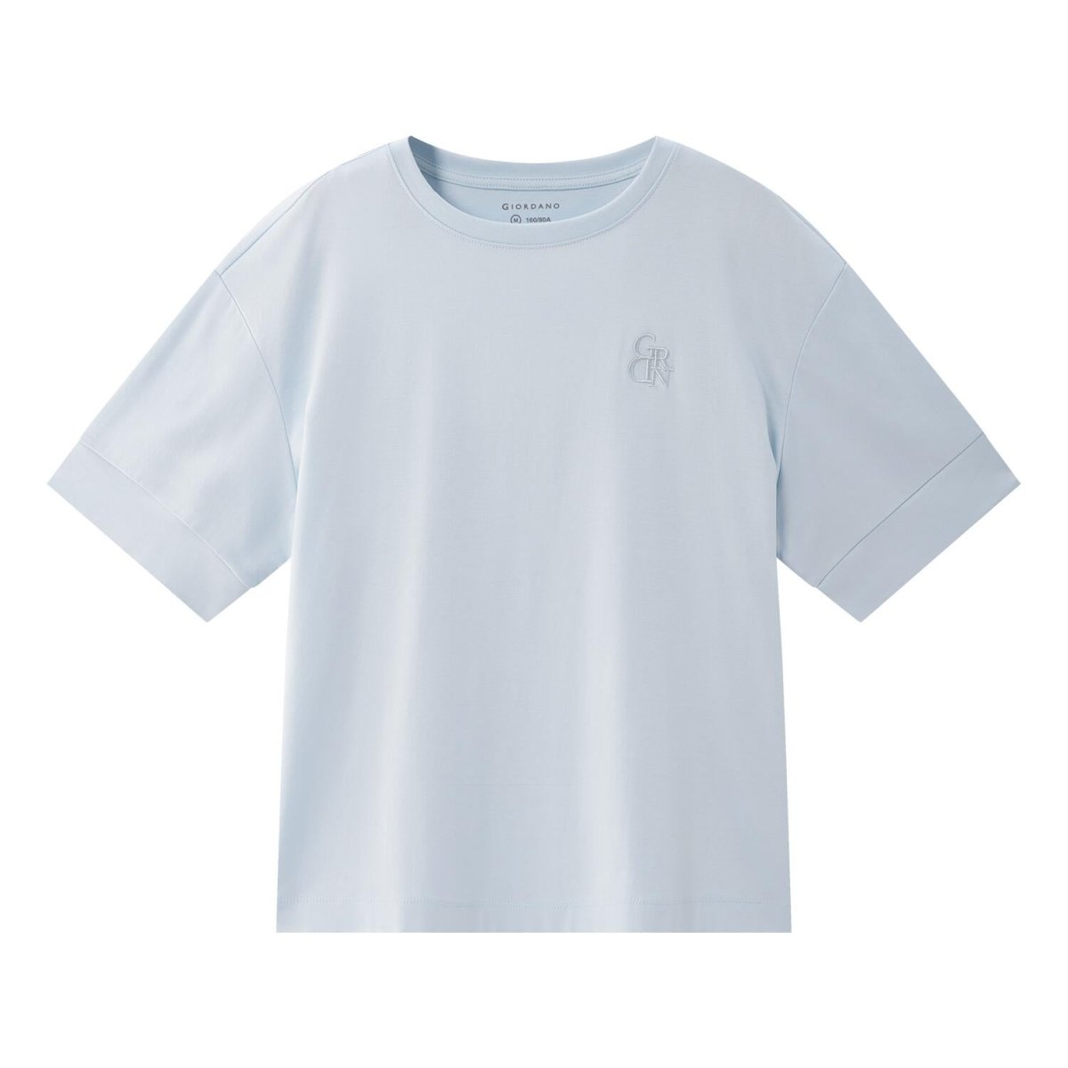 Giordano Women's Liquid Touch Embroidered Cotton Tee - Premium Tee