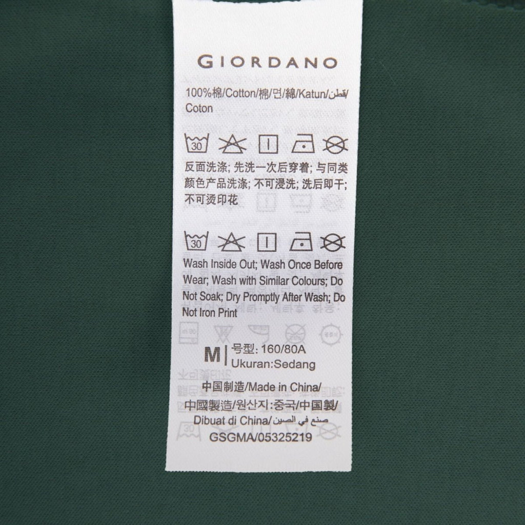 Giordano Women's Liquid Touch Embroidered Cotton Tee - Premium Tee