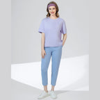 Giordano Women's Liquid Touch Embroidered Cotton Tee - Premium Tee
