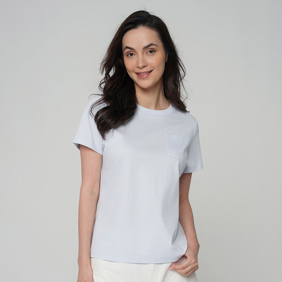 Giordano Women's Liquid Touch Pocket Comfort Tee - Premium Tee