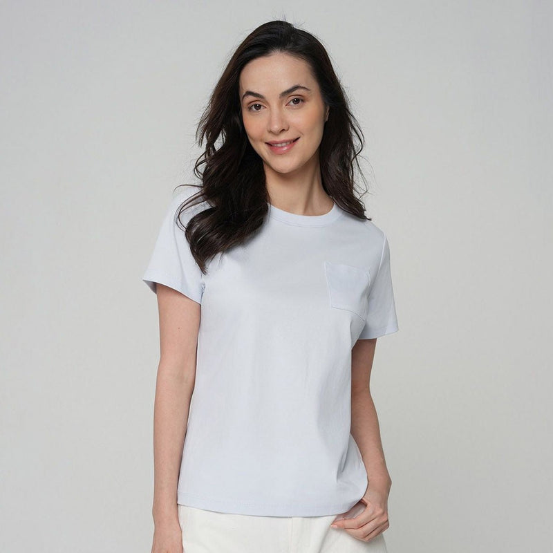 Giordano Women's Liquid Touch Pocket Comfort Tee - Premium Tee