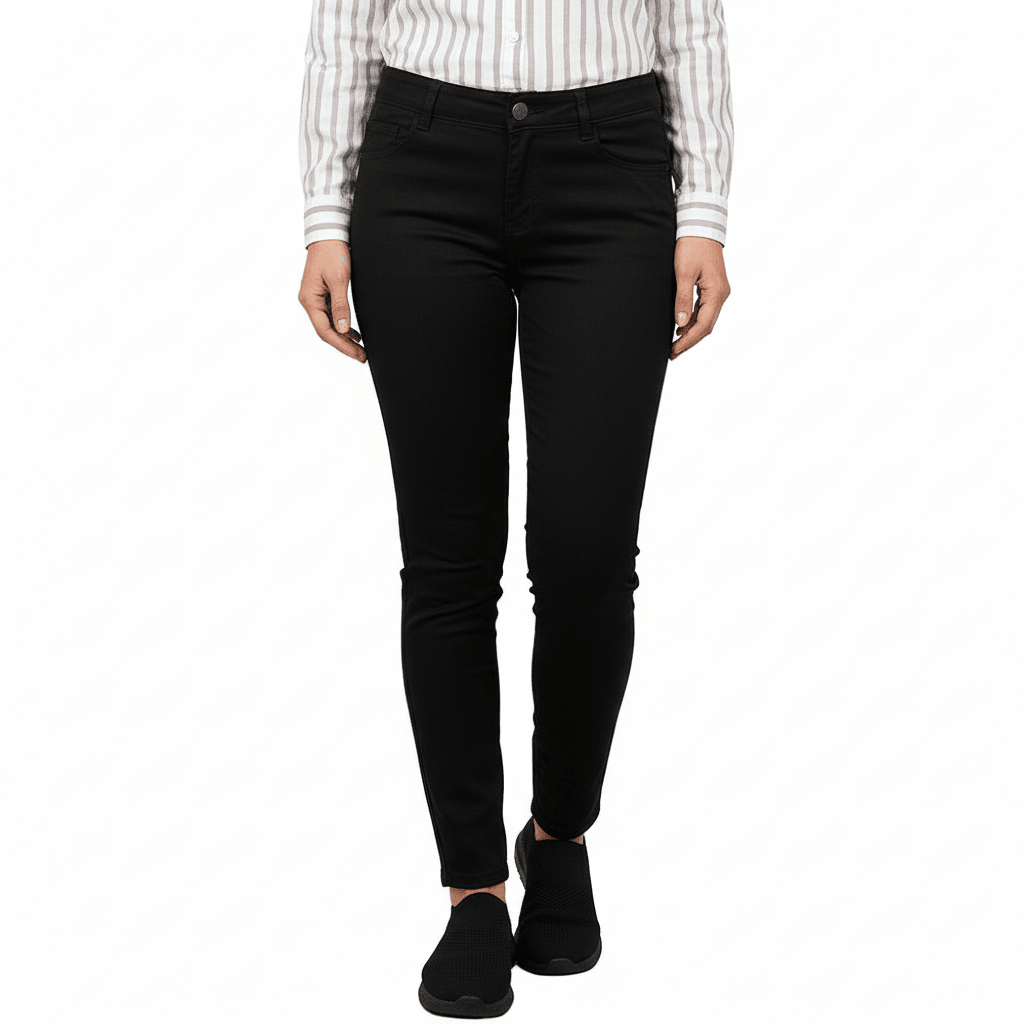 Giordano Women’s Mid - Rise Slim Tapered Stretch Twill Pants - first_variant_option_2 Premium Pants for Giordano