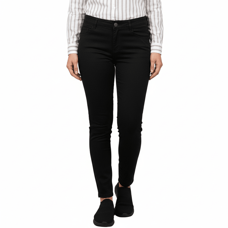 Giordano Women’s Mid - Rise Slim Tapered Stretch Twill Pants - first_variant_option_2 Premium Pants for Giordano