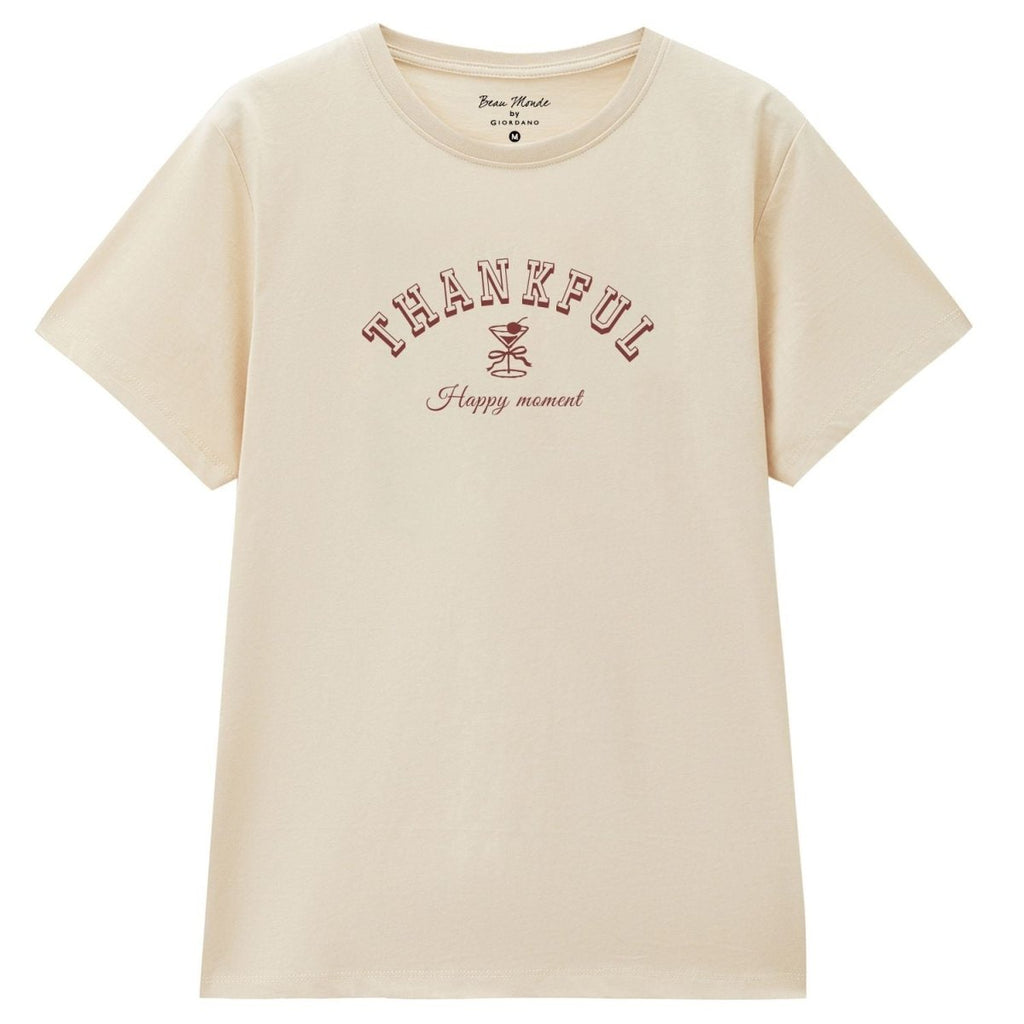 Giordano Women's Printed Tee | Online Exclusive - first_variant_option_2 Premium Tee for Giordano