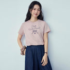 Giordano Women's Printed Tee | Online Exclusive - first_variant_option_2 Premium Tee for Giordano