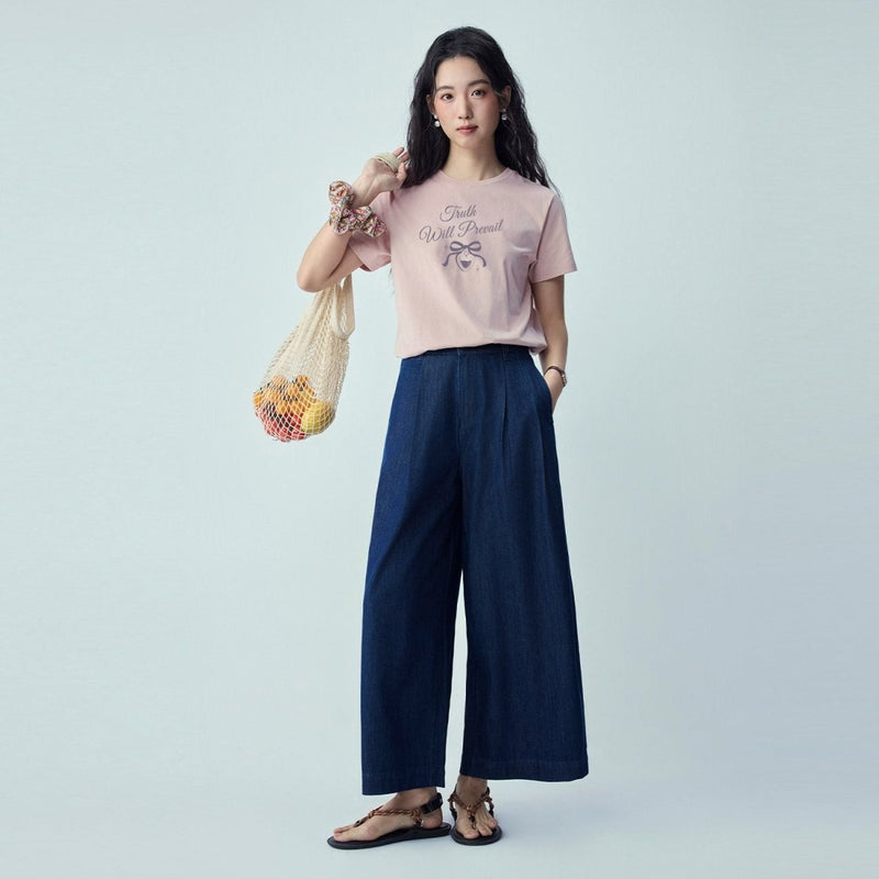 Giordano Women's Printed Tee | Online Exclusive - first_variant_option_2 Premium Tee for Giordano