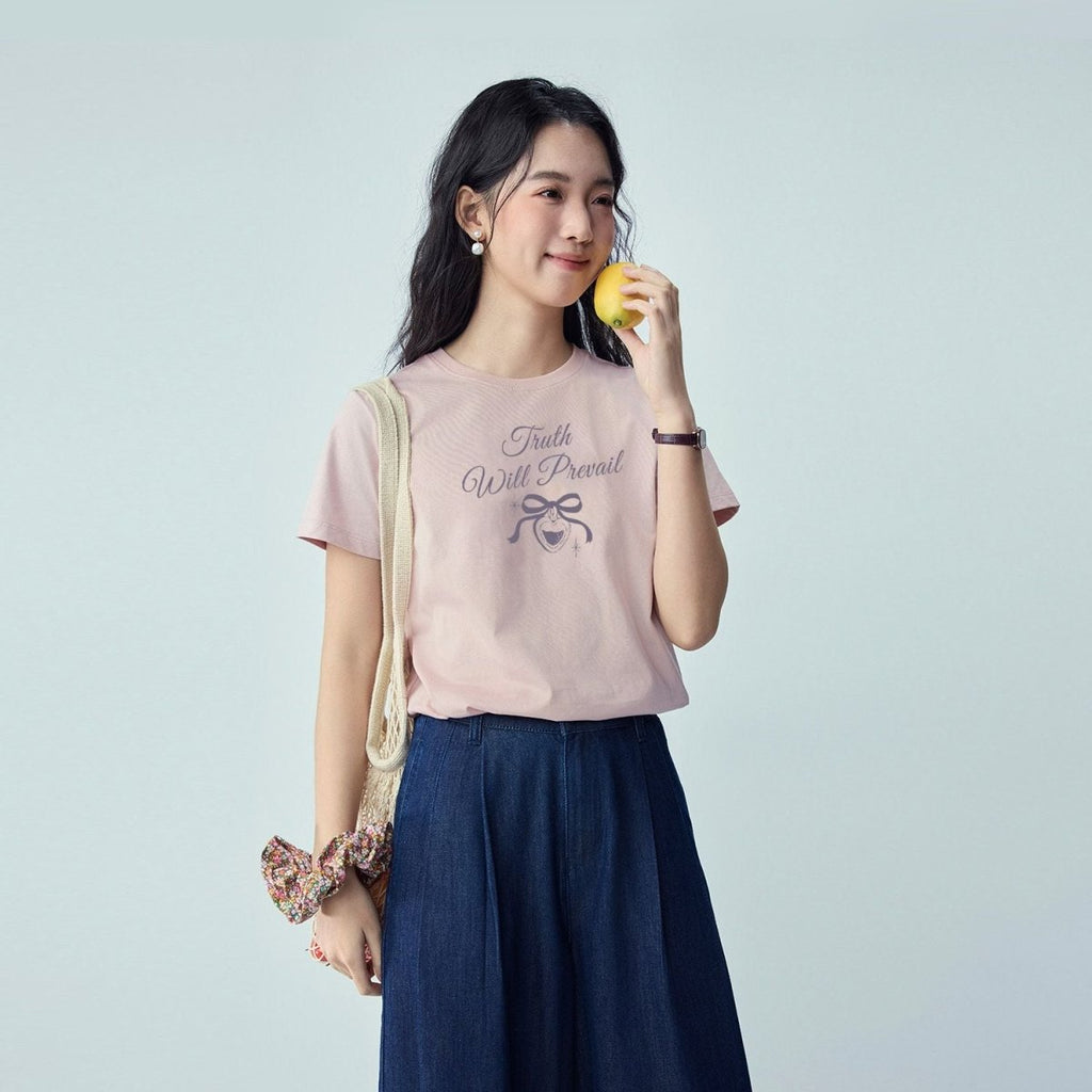 Giordano Women's Printed Tee | Online Exclusive - first_variant_option_2 Premium Tee for Giordano