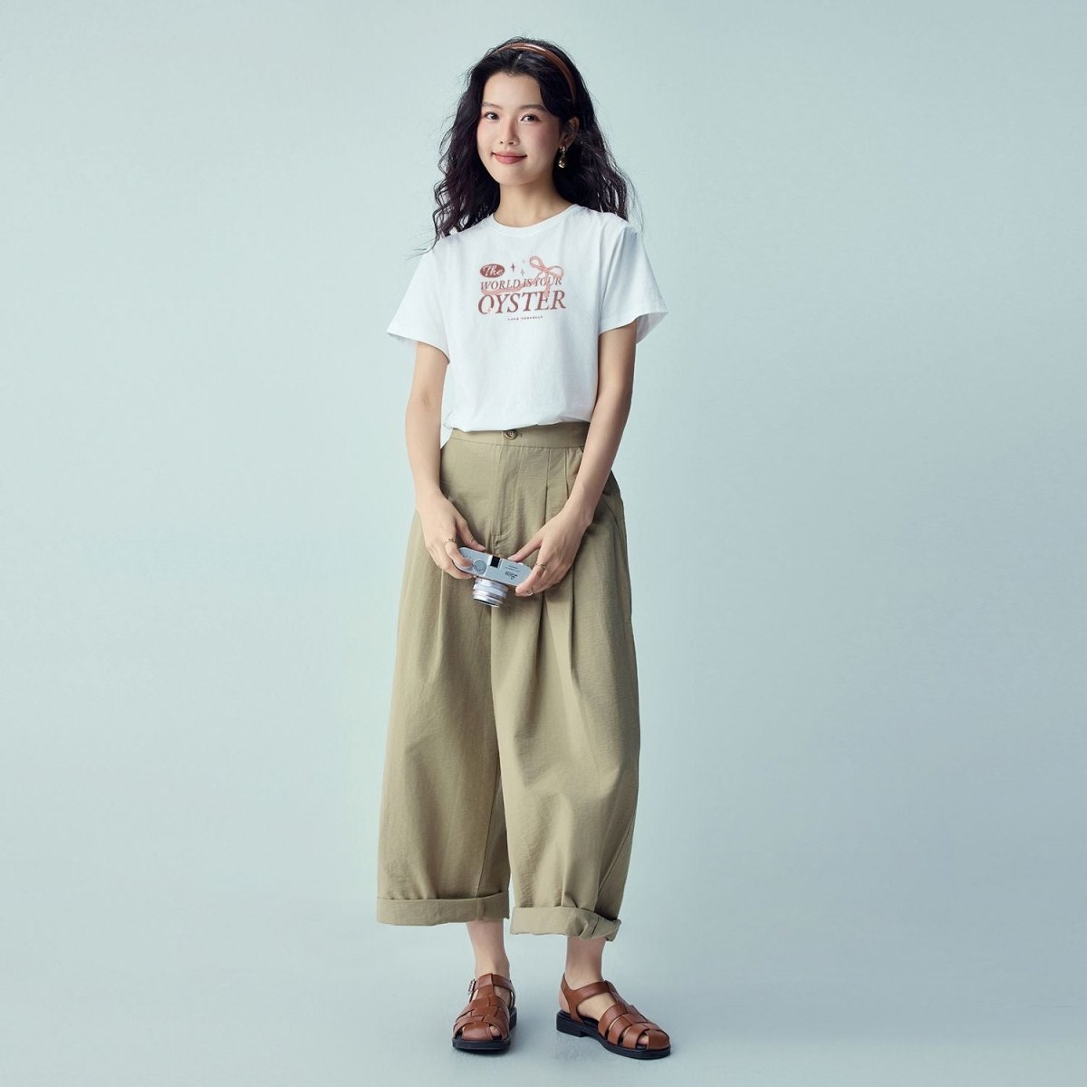 Giordano Women's Printed Tee | Online Exclusive - first_variant_option_2 Premium Tee for Giordano