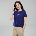 Giordano Women’s Regular Fit Cotton Crew Neck Printed Tee - first_variant_option_2 Premium Print Tee for Giordano