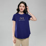 Giordano Women’s Regular Fit Cotton Crew Neck Printed Tee - first_variant_option_2 Premium Print Tee for Giordano