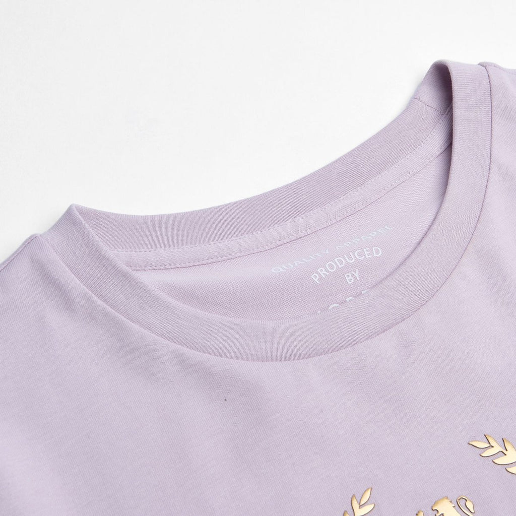 Giordano Women’s Regular Fit Cotton Crew Neck Printed Tee - first_variant_option_2 Premium Print Tee for Giordano